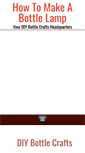 Mobile Screenshot of bottle-lamp.com