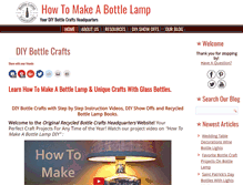 Tablet Screenshot of bottle-lamp.com